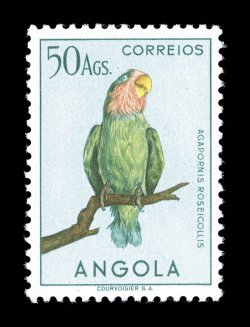 333-56, 1951 5c-50Ags Birds cplt., all wonderfully fresh and well centered, o.g., n.h., 4Ags with mount adhesion on reverse, very fine a choice never hinged set of this
popular issue.