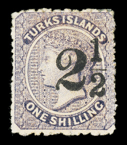 20, 1881 2½ Surcharge on 1- Lilac, setting 3, unused, warm rich color, rather well centered, faint natural paper wrinkle, otherwise a very fine example of this seldom offered
stamp clear 1963 PF certificate and a clear 2008 BPA certificate<